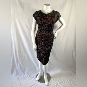 Peruvian Connection French Toile Botanicals Printed Dress